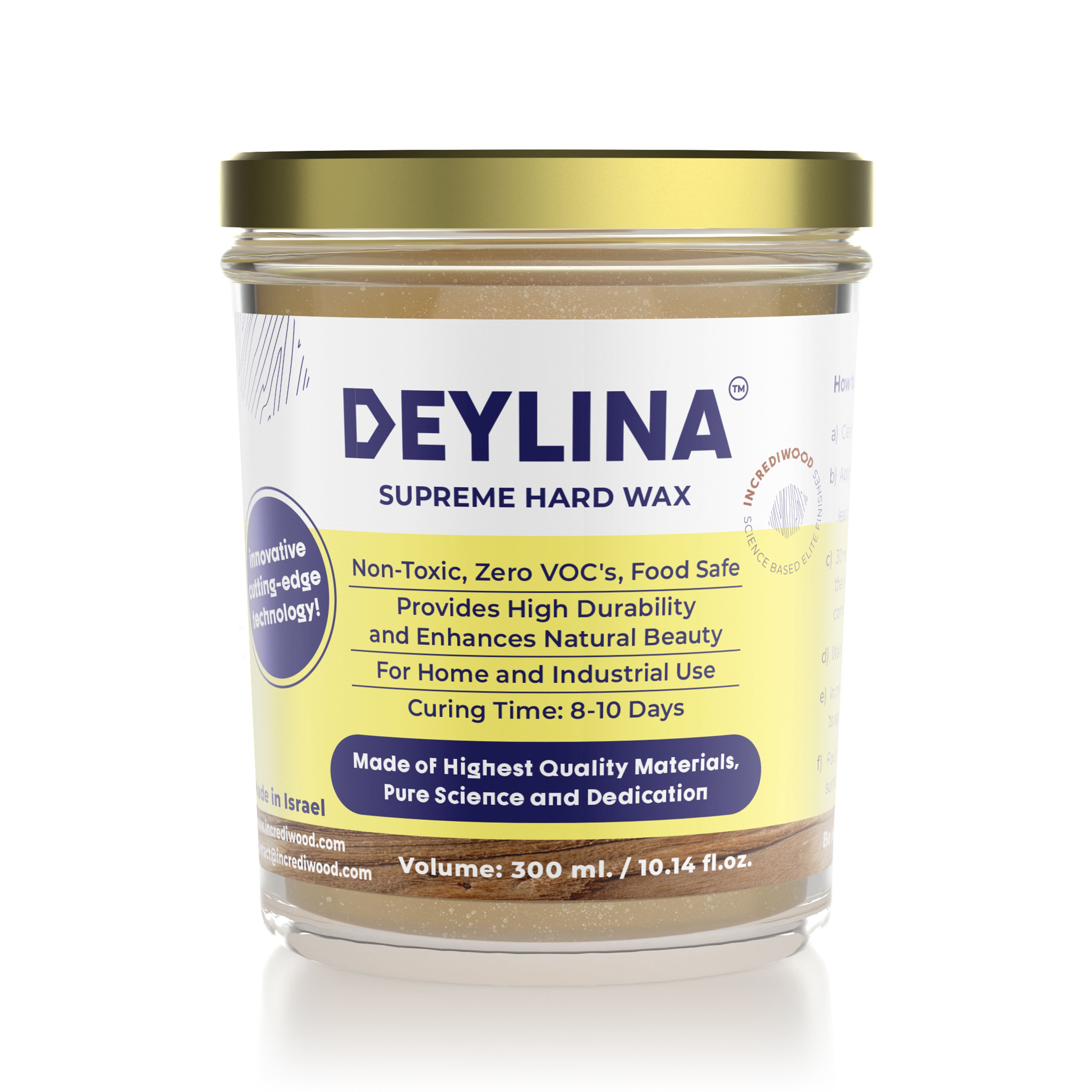 Deylina Supreme Hard Wax Wood Finish – Rich Natural Protection